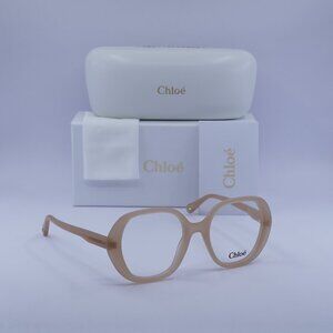 Chloe CH0053O 004 Square Eyeglasses 51mm - Nude